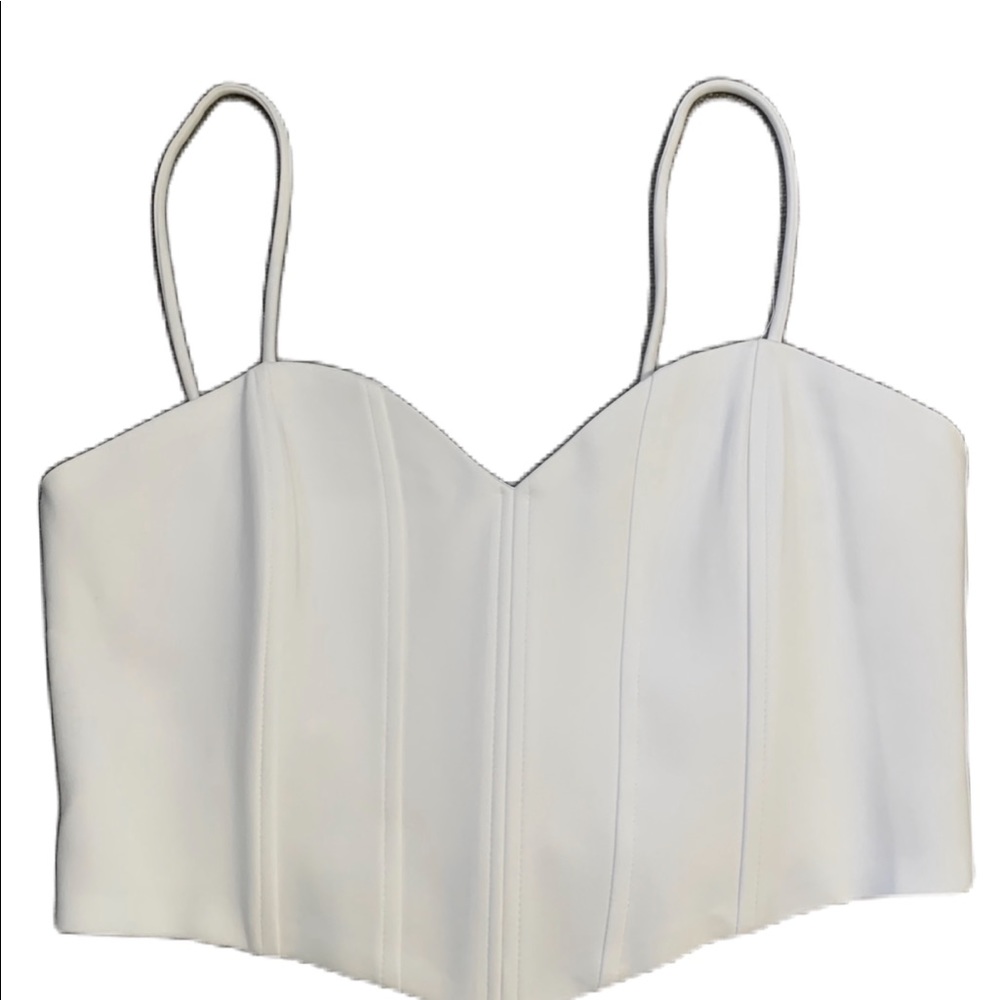 Zara white corset